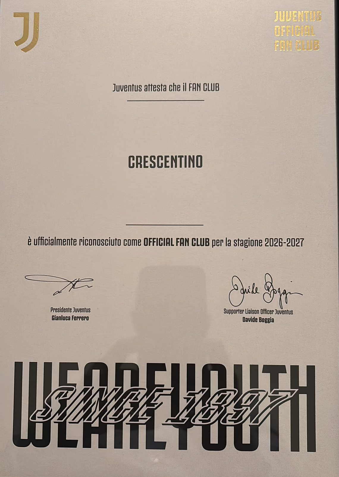 JOFC ufficiali 2026/2027